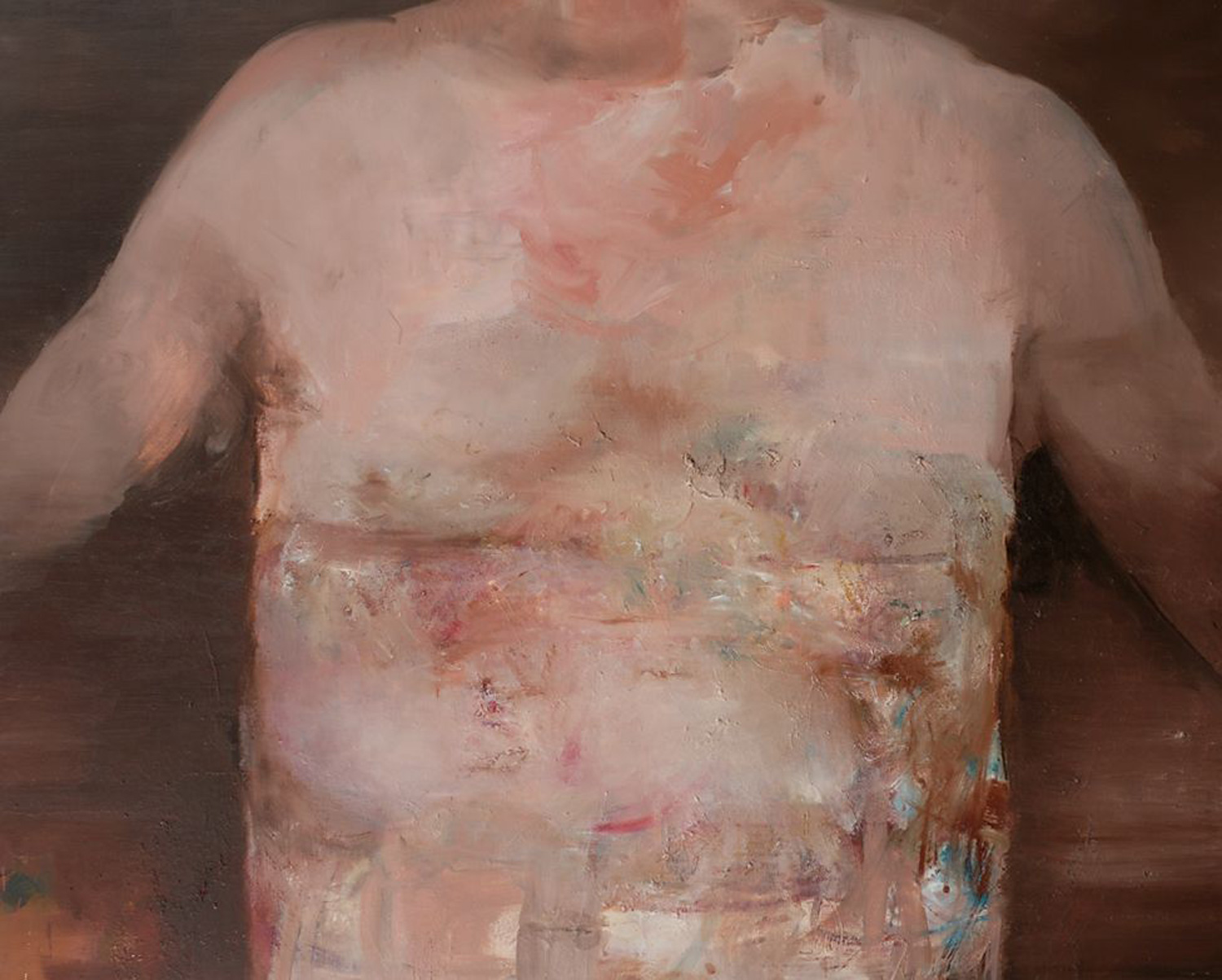 Das Bad . 2003 . Öl auf Leinwand . 125 x 155 cm