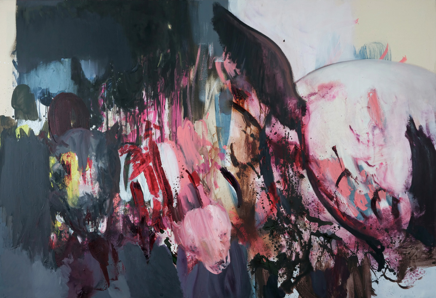 Animal Farm . 2025 . Mischtechnik auf Leinwad 170 x 250 cm